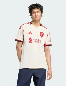 Maglia Away Liverpool FC 25/26 2XL Wonder White - Adidas - FashionsVida