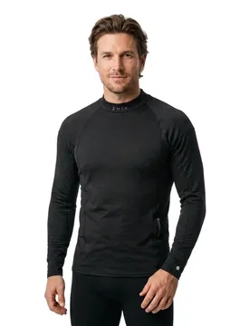 Rash Guard Manches Longues Hydrobase Black L Homme