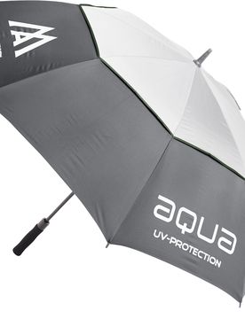 Golfschirm Aqua UV, grau/weiß/oliv