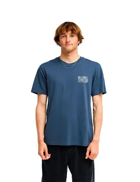 Maglietta A Maniche Corte Segment Ombre Blue M
