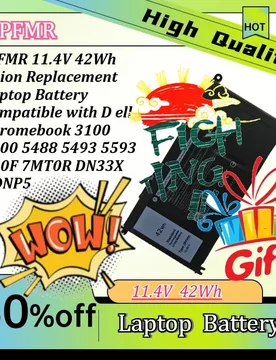 V 42Wh JPFMR Li-ion Replacement Laptop Battery For D e ll Chromebook 3100 3400 5493 5593 5488 P90F 7MT0R RDNP5 DN33X - Aliexpress - FashionsVida