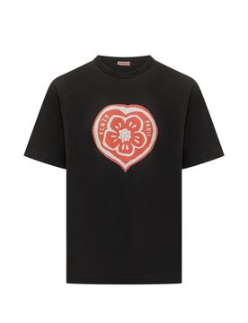 Kenzo t-shirt boke heart uomo nero