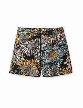 Maillot de bain imprimé fleuri BLACK S male - Desigual - FashionsVida