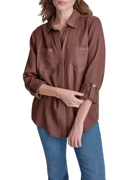 Camicia A Maniche Lunghe Dw5900201 Chestnut M