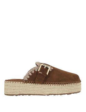 Mou Jute clog plain suede