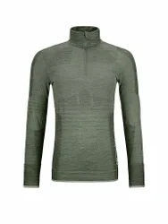 Camiseta funcional con cremallera para mujer 230 Competition verde oscuro XL
