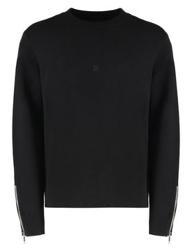 GIVENCHY Zip-cuff Wool Sweater