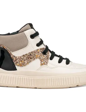 Sneaker Laquinny D Light Ivory / Light Bronze EU 35