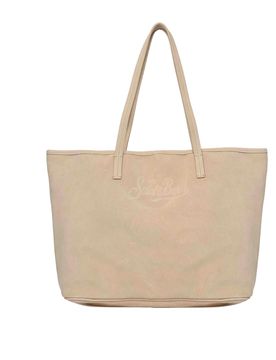 Borsa City Regular In Camoscio Beige