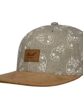 Tedd Suede Cap by - light grey - Size: One Size - Reell - FashionsVida