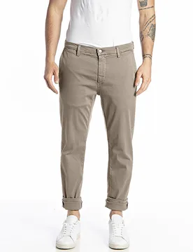 Jeans Slim Fit ZEUMAR - Hyperflex beige 34/L32 - Replay - FashionsVida