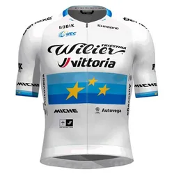 Maillot à Manches Courtes Vittoria Mtb Factory Team European Champion