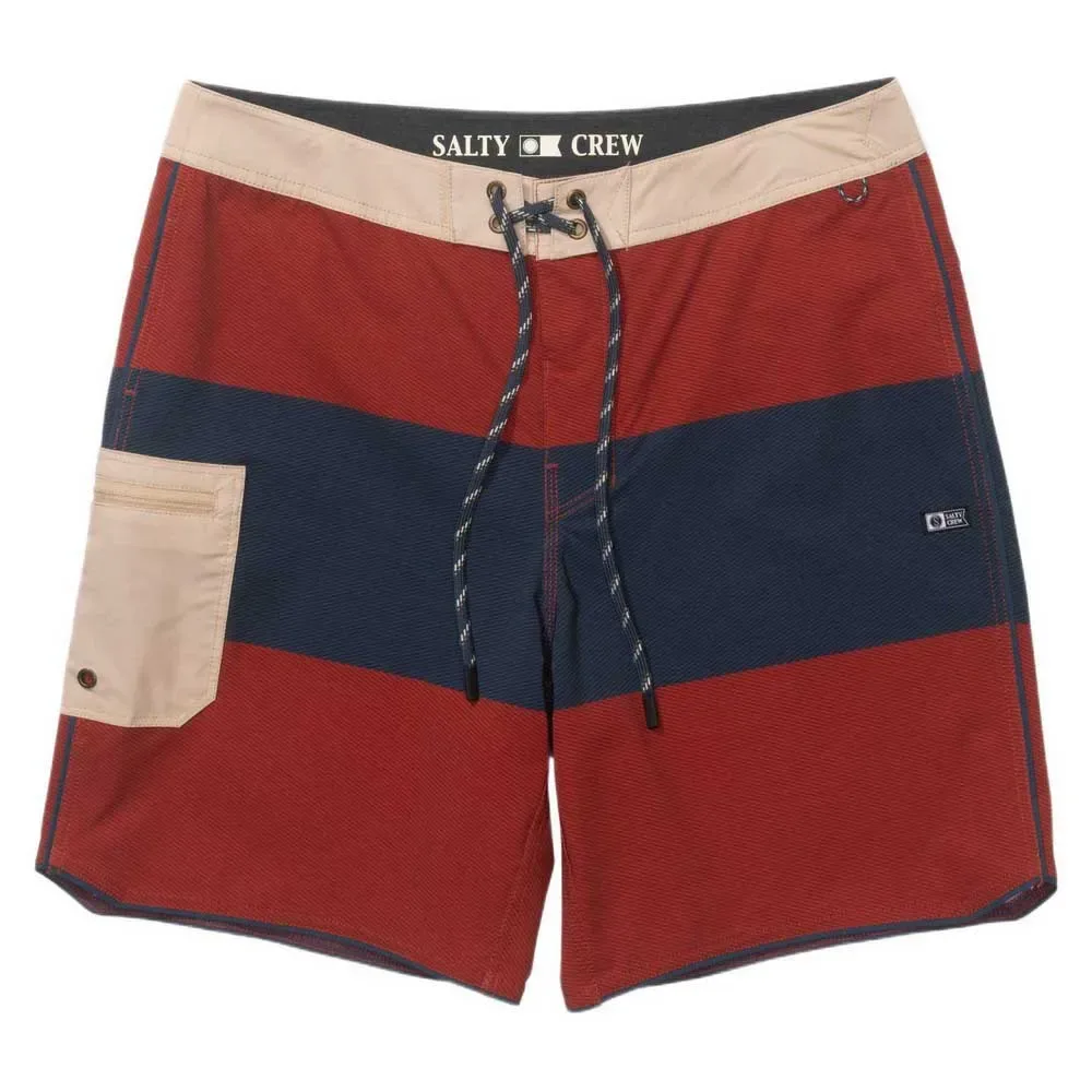 Short De Bain Session Blocked Boardshort Washed Red 34 - Salty Crew - FashionsVida