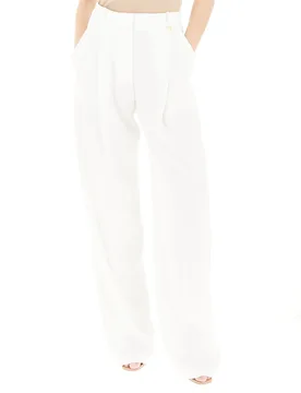 Pantalone wide leg BIANCO 44 - Elisabetta Franchi - FashionsVida