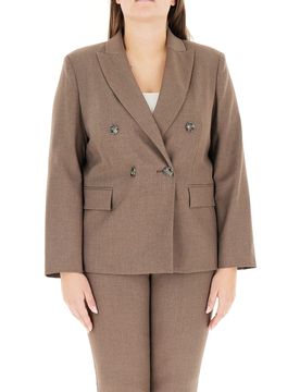 Blazer doppiopetto NOCCIOLA 21