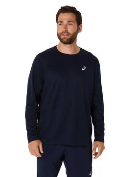 Core Long Sleeve T-shirt Midnight 2XL Men - Asics - FashionsVida