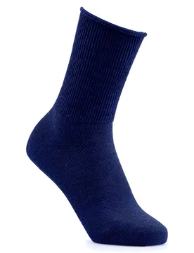 Thermal Fuller Fitting Socks - Navy - Size: S - Cosyfeet - FashionsVida
