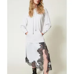 Twinset - Vestido de felpa