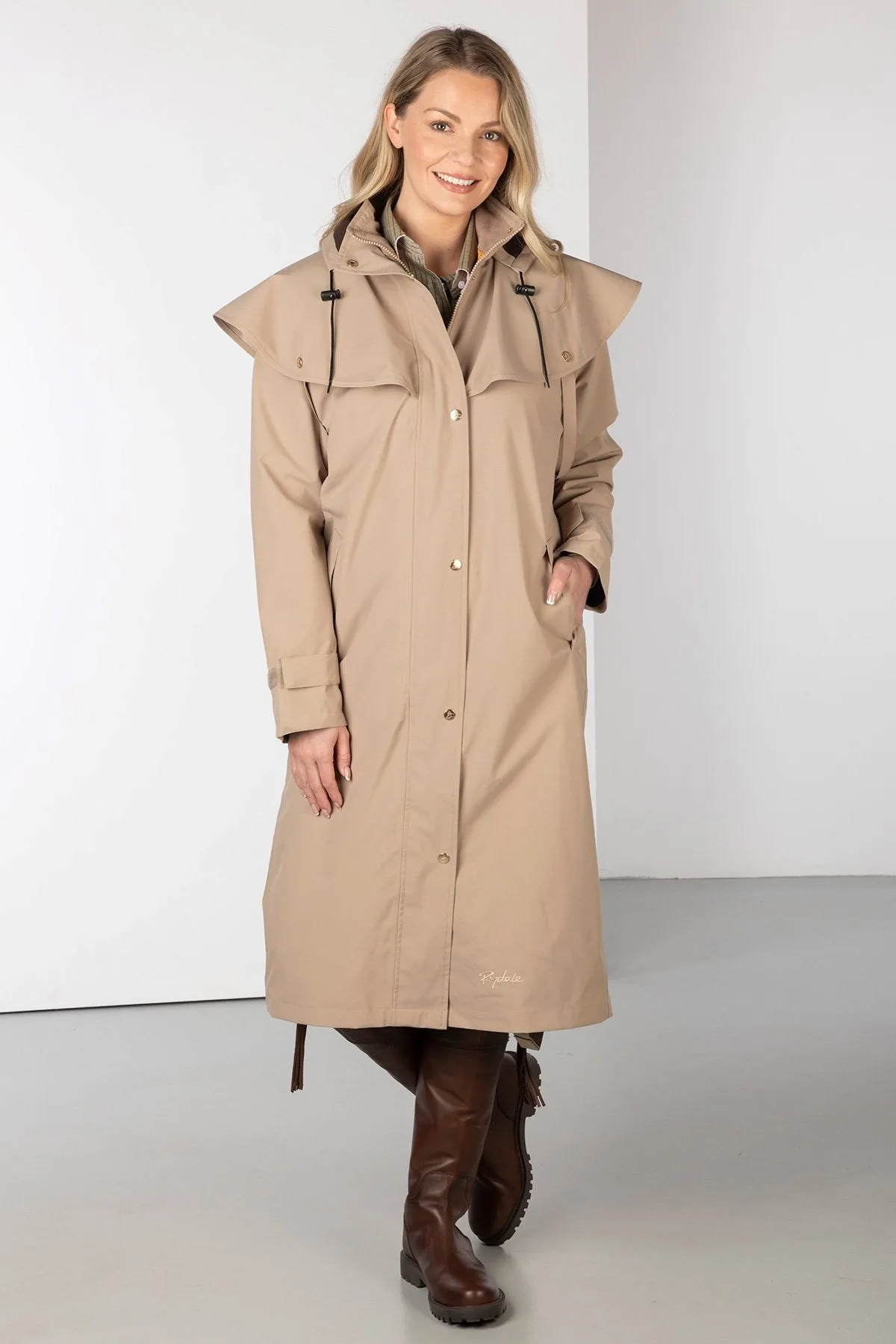 Bramham Womens Full Length Coat - - Size: 8 - Rydale - FashionsVida