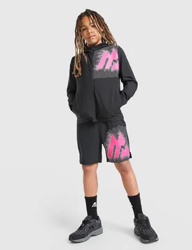 Aero Large Logo Shorts Junior - Nero, nero nero Bambino taglia XL - MONTIREX - FashionsVida