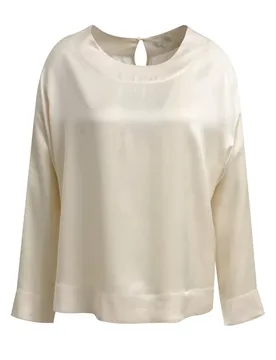 BLOUSE W ROUNDNECK, OVERSIZED SHOUL female - 38 - FashionsVida