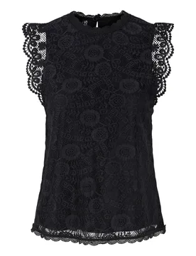 XL PCOLLINE SL LACE TOP NOOS female - XL - FashionsVida