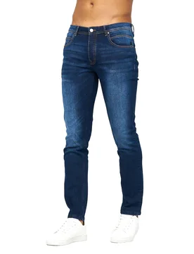 Osmium Jeans Mens - Navy - Size 30w/32l - Born rich - FashionsVida