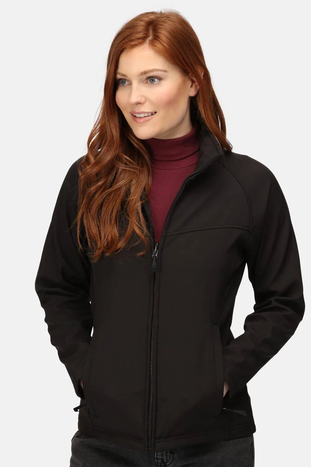 Women's Uproar Softshell Jacket in Black Size: 22 - Black - Size: 22 - Regatta - FashionsVida