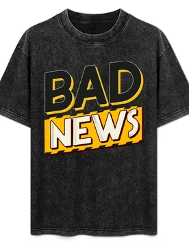 NEW BADNEWS T-Shirt Basic Short Sleeve Cotton Blend T-Shirt - Aliexpress - FashionsVida