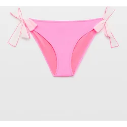 Braga de bikini con estampado de rayas