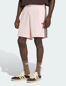 SHORT 3 STRIPES LOOSE ENGINEERED M Sandy Pink - Adidas - FashionsVida