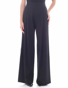 Fuzzi Pantalone nero con pinces