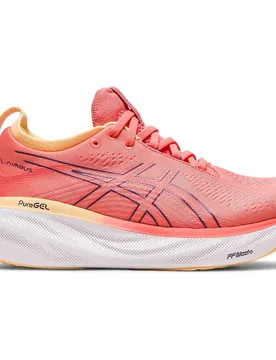 Gel-Nimbus 25 Damen Laufschuhe, rot, Größe 39 ½ 39 ½ - Asics - FashionsVida