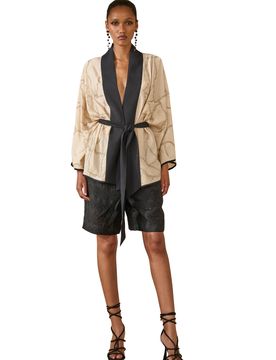 Kimono Donna SOUVENIR collo nero