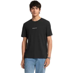 Camiseta de hombre logotipo delantero y print trasero