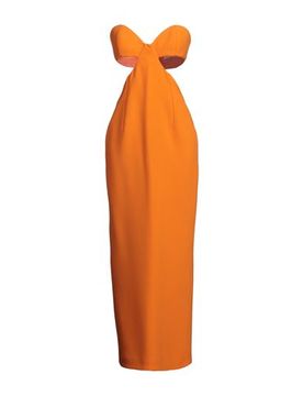 Vestido largo Mujer Naranja 38 Mujer