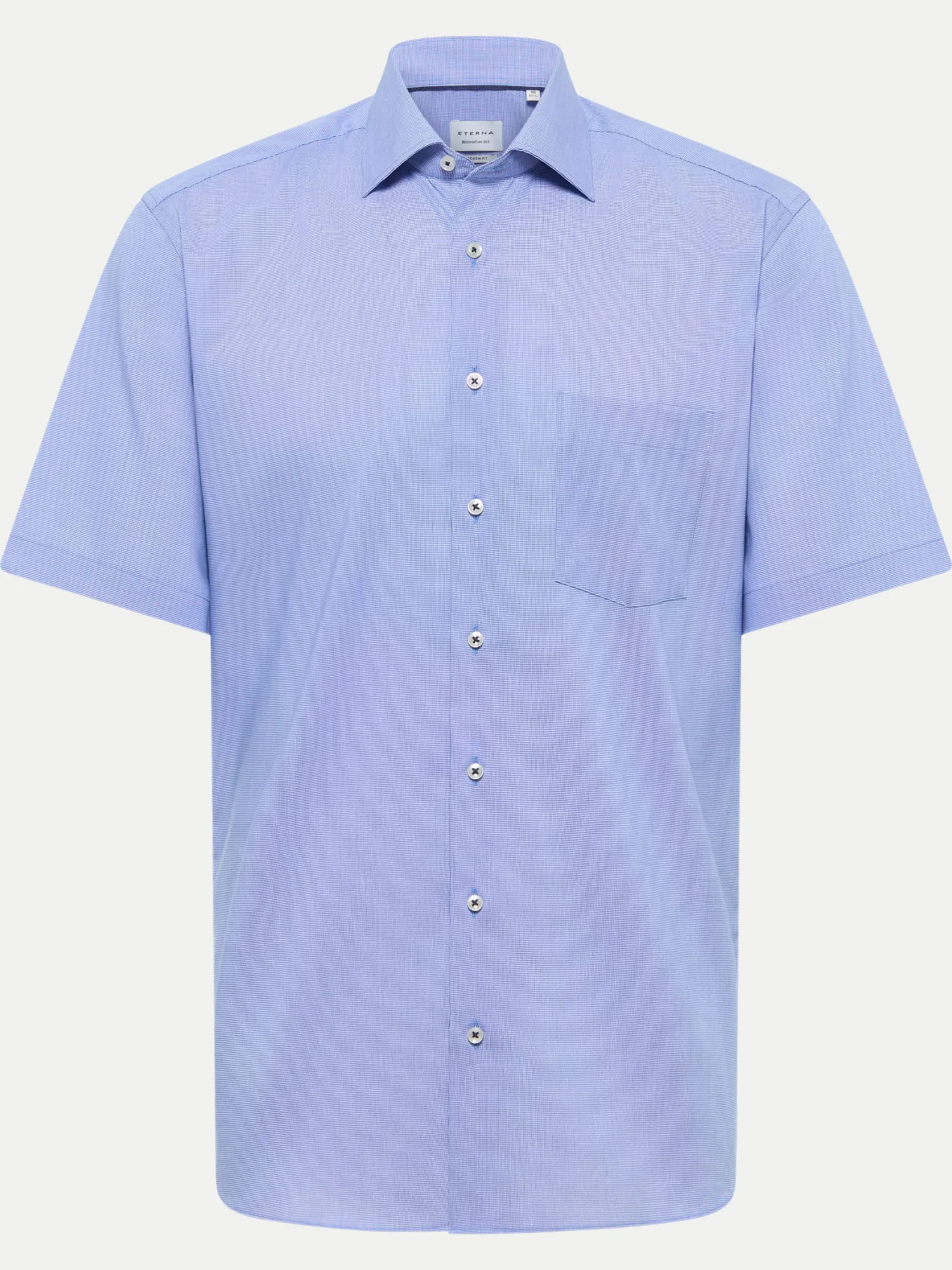 Eterna Hemd mit Kentkragen Blau 40 - Eterna - FashionsVida