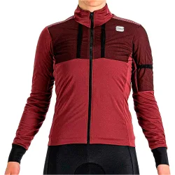 Supergiara cortavientos ciclismo mujer Rojo (L)