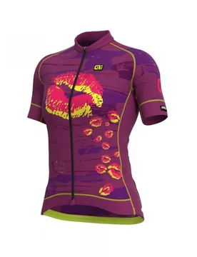 Maglia ciclismo donna PRR ROMANTIC viola - ALE' - FashionsVida