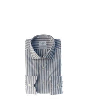 XACUS Camicia a righe GRIGIO 41
