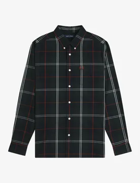POPLIN TARTAN SHIRT male - L - FashionsVida