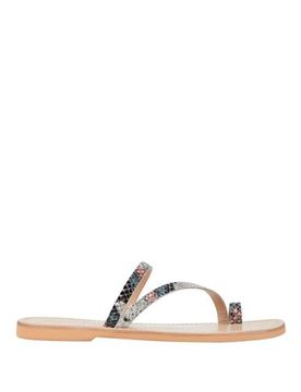 Sandalias de dedo Mujer Gris perla 36,37 Mujer