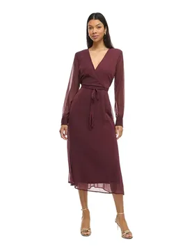 Vestito Midi A Maniche Lunghe Falia Fig 34
