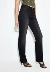 D98 Straight-Fit-Jeans HELLBLAUER DENIM-WASHED-LOOK 40