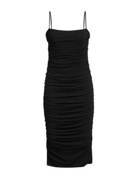 Vestido midi Mujer Negro XS Mujer