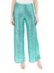 Pantalone in paillettes ACQUAMARINA XS