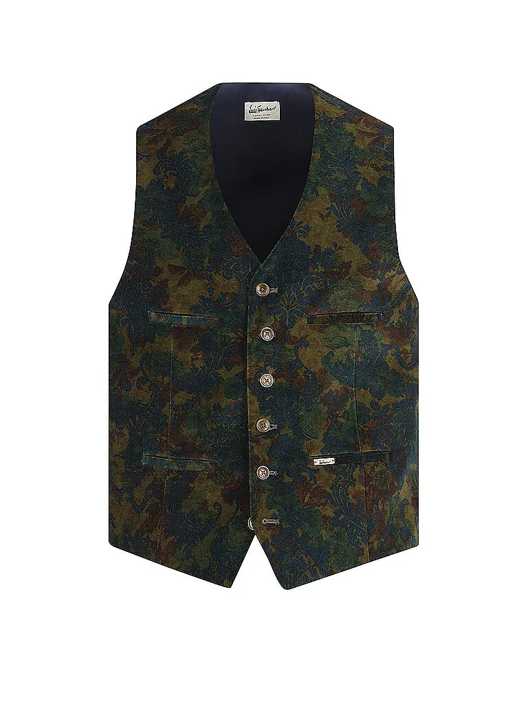 Chaleco tradicional LUSEBASTIAN verde oscuro 54 - LUIS TRENKER - FashionsVida