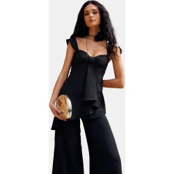 Top de mujer con escote corazón y tirantes anchos