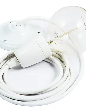 Cables Suspension Luminaire Rm01 Diy 50 Cm White One Size - Creative - FashionsVida