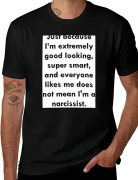 Not A Narcissist T-Shirt Simple Trendy Casual T-Shirt - Aliexpress - FashionsVida